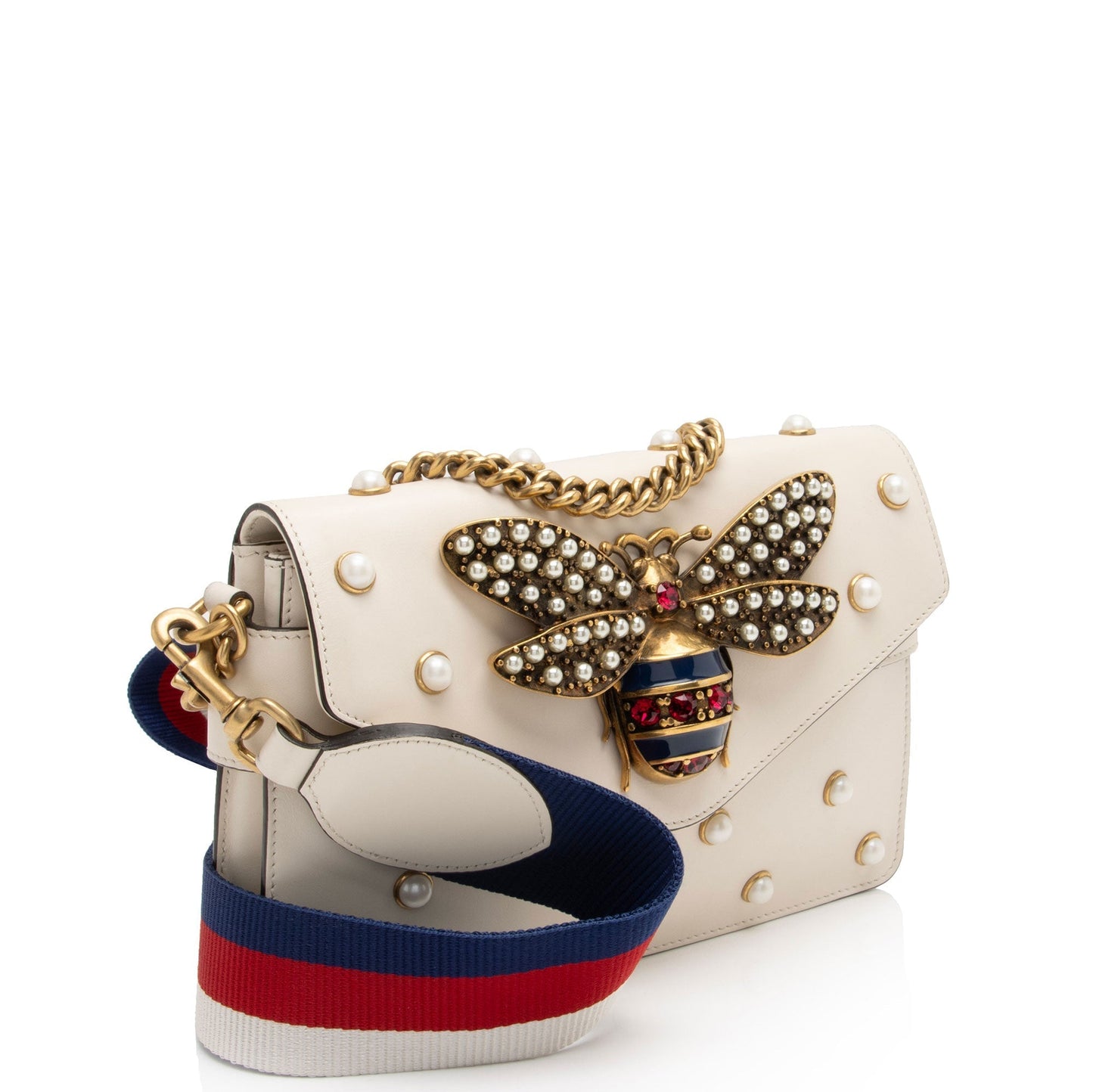Gucci Nylon Leather Mini Crossbody