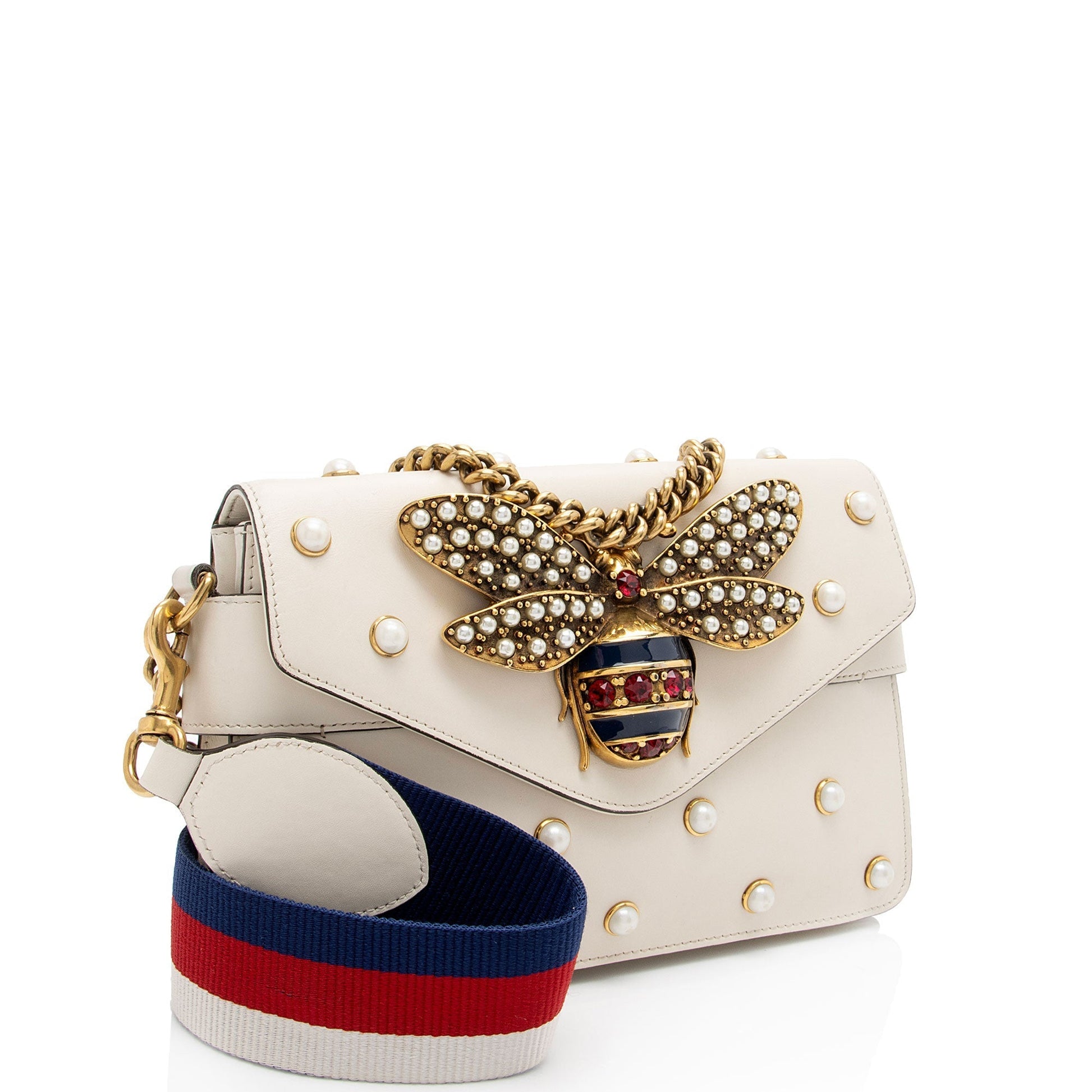 Gucci Nylon Leather Mini Crossbody