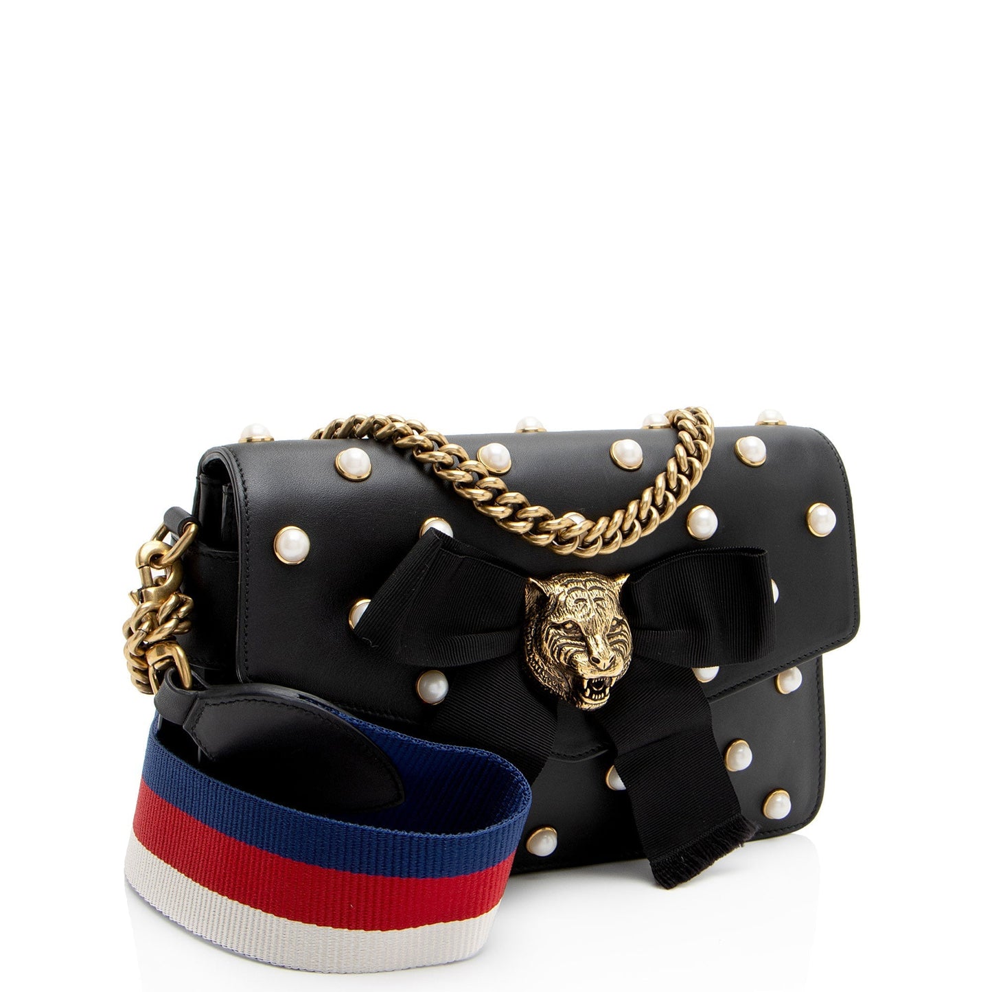 Gucci Nylon Leather Mini Crossbody