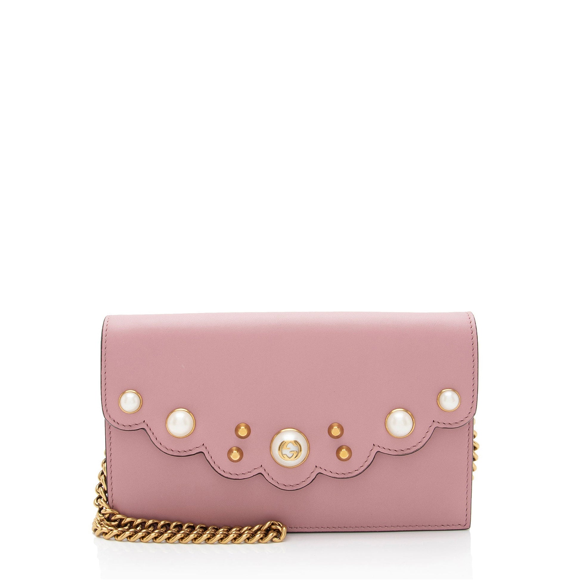 Gucci Chain Leather Crossbody