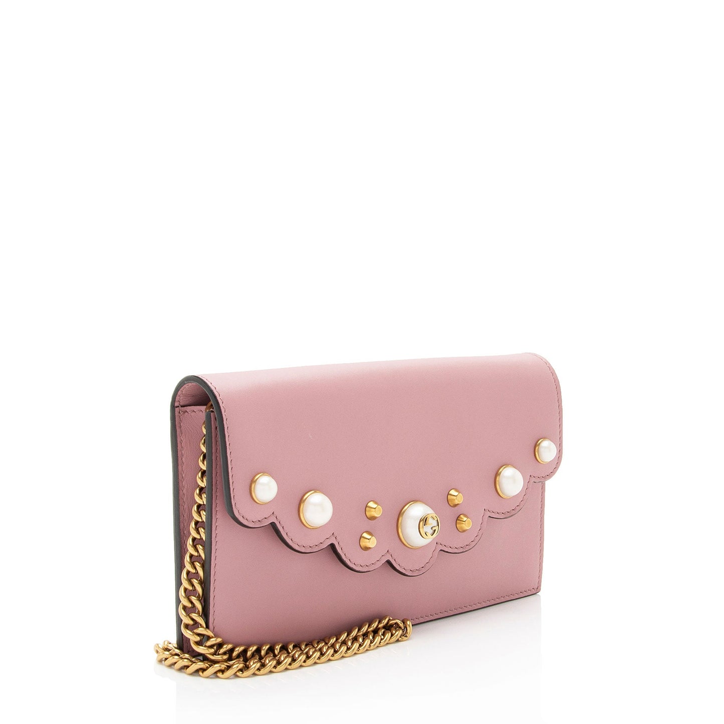 Gucci Chain Leather Crossbody