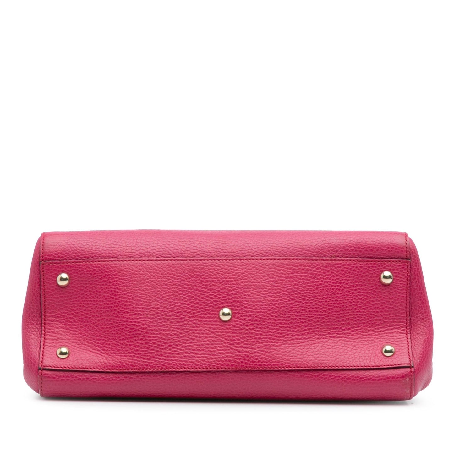 Gucci Calfskin Swing Top Handle Satchel