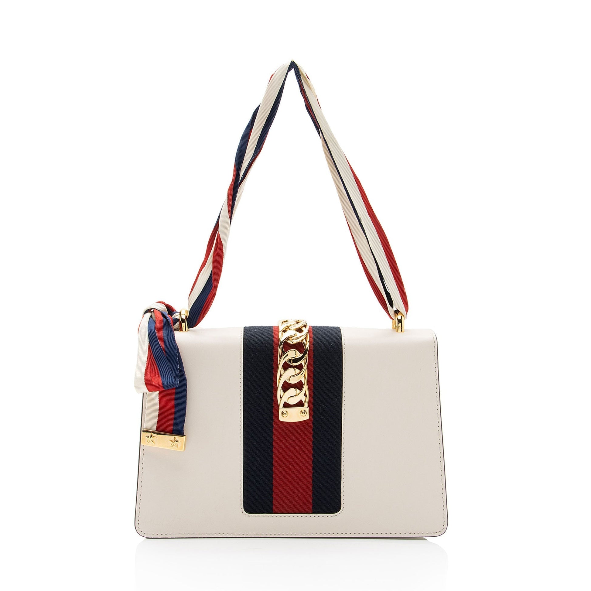Gucci Nylon Leather Shoulder Bag