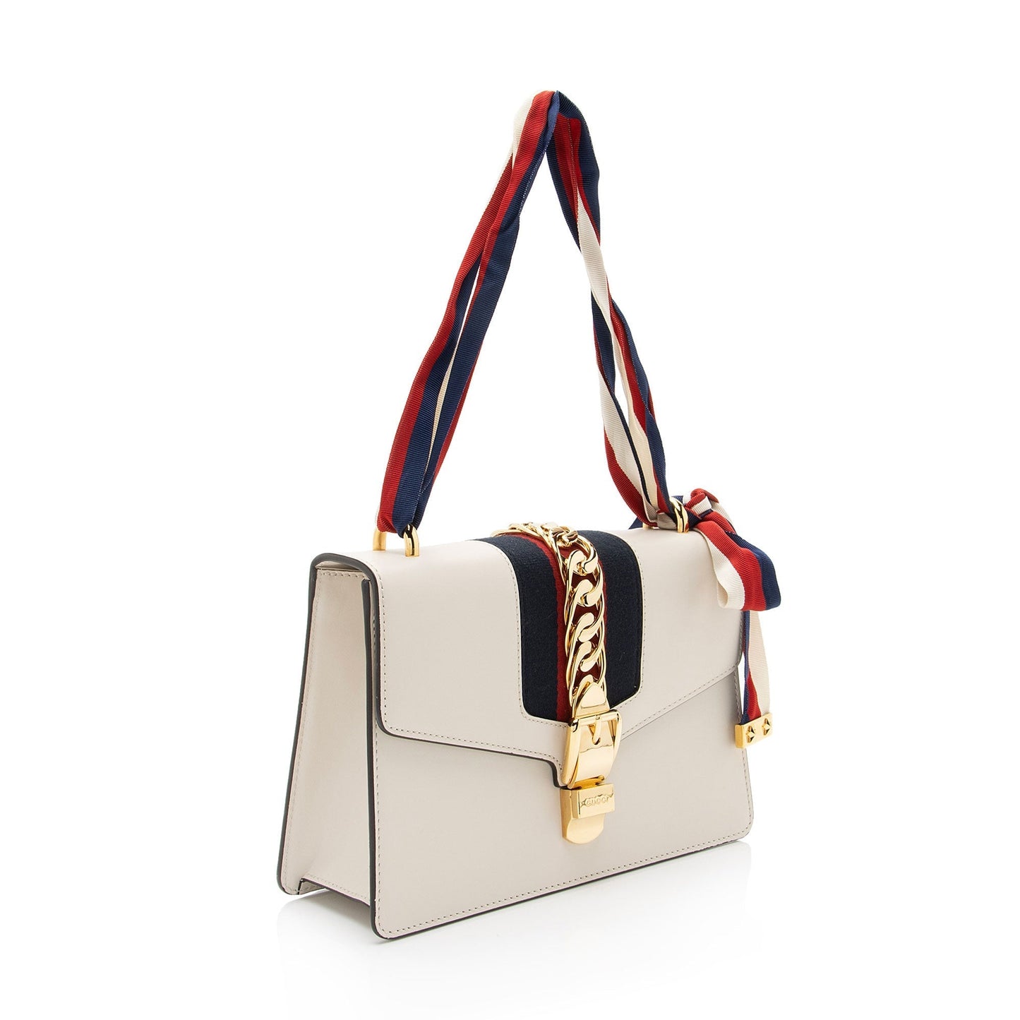 Gucci Nylon Leather Shoulder Bag