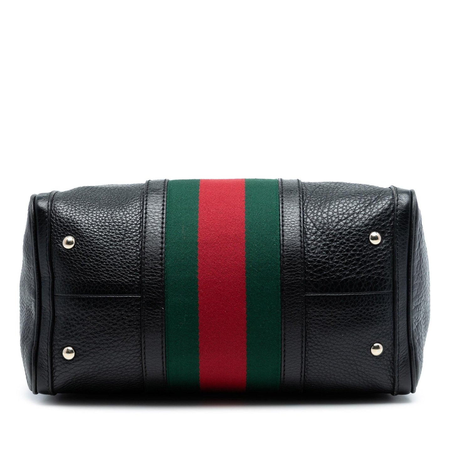 Gucci Calfskin Web Joy Boston Bag
