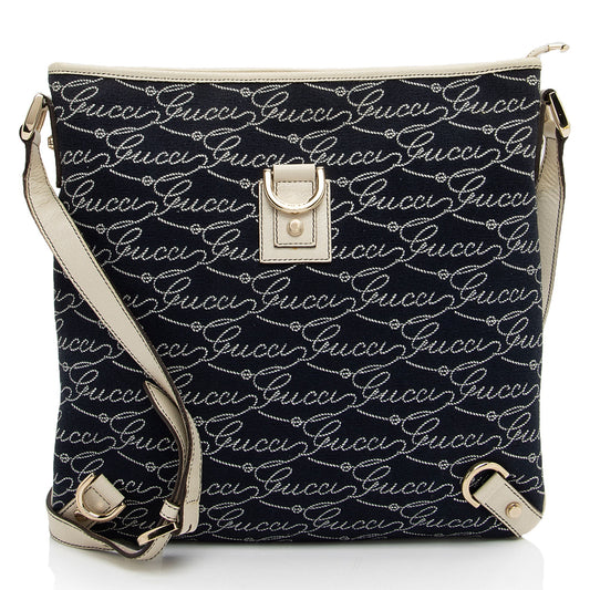 Gucci Leather Canvas Crossbody