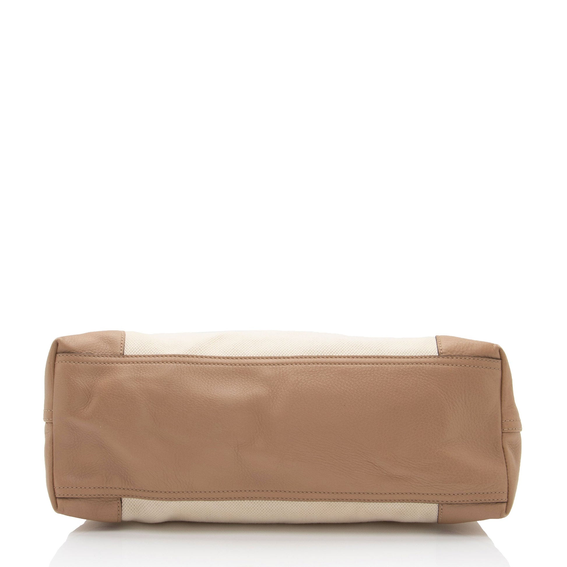 Gucci Leather Canvas Shoulder Bag