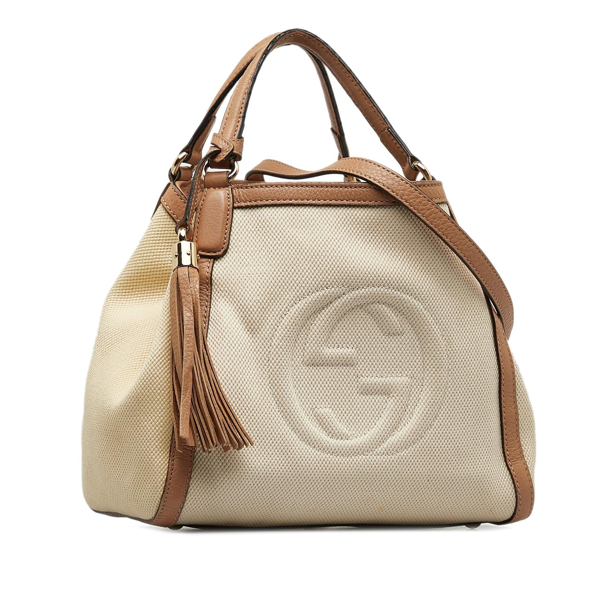 Gucci Canvas Shoulder Bag