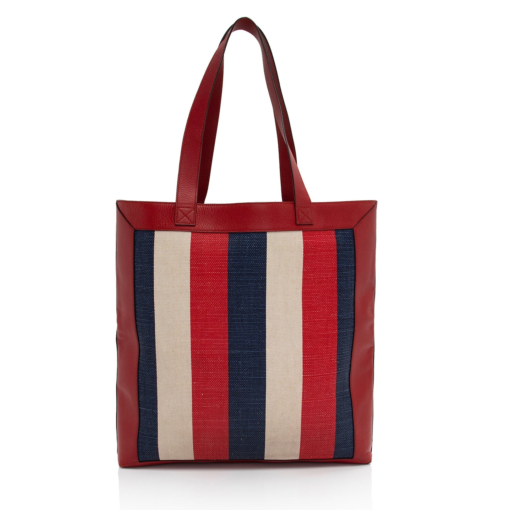 Gucci Leather Canvas Tote
