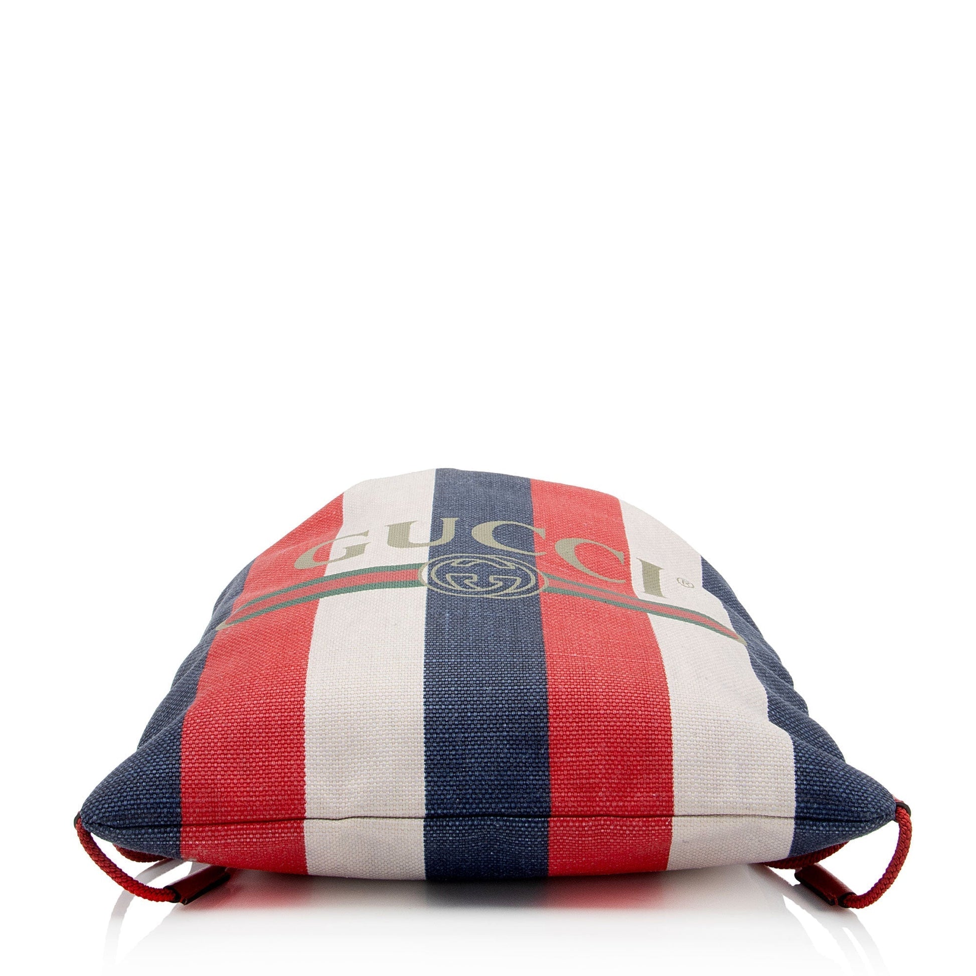 Gucci Nylon Leather Canvas Shoulder Bag