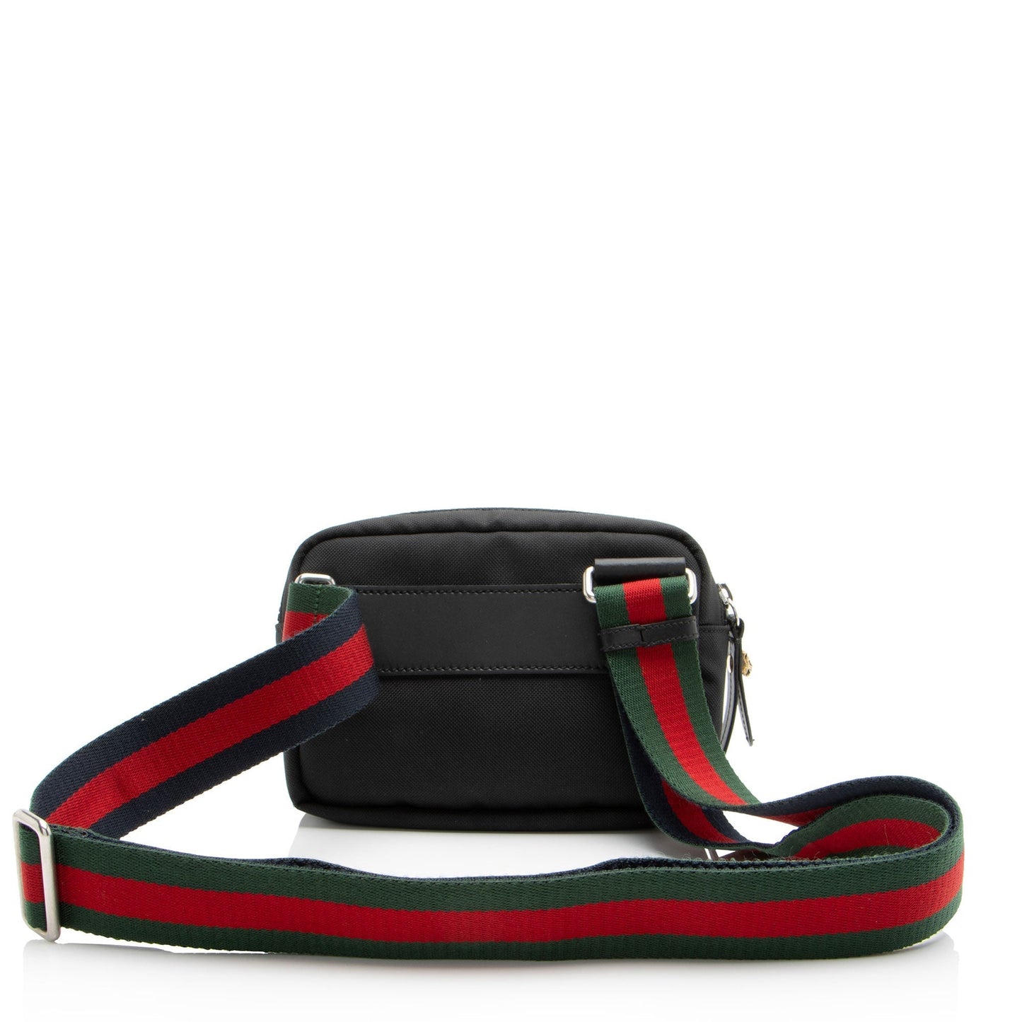 Gucci Nylon Leather Canvas Shoulder Bag