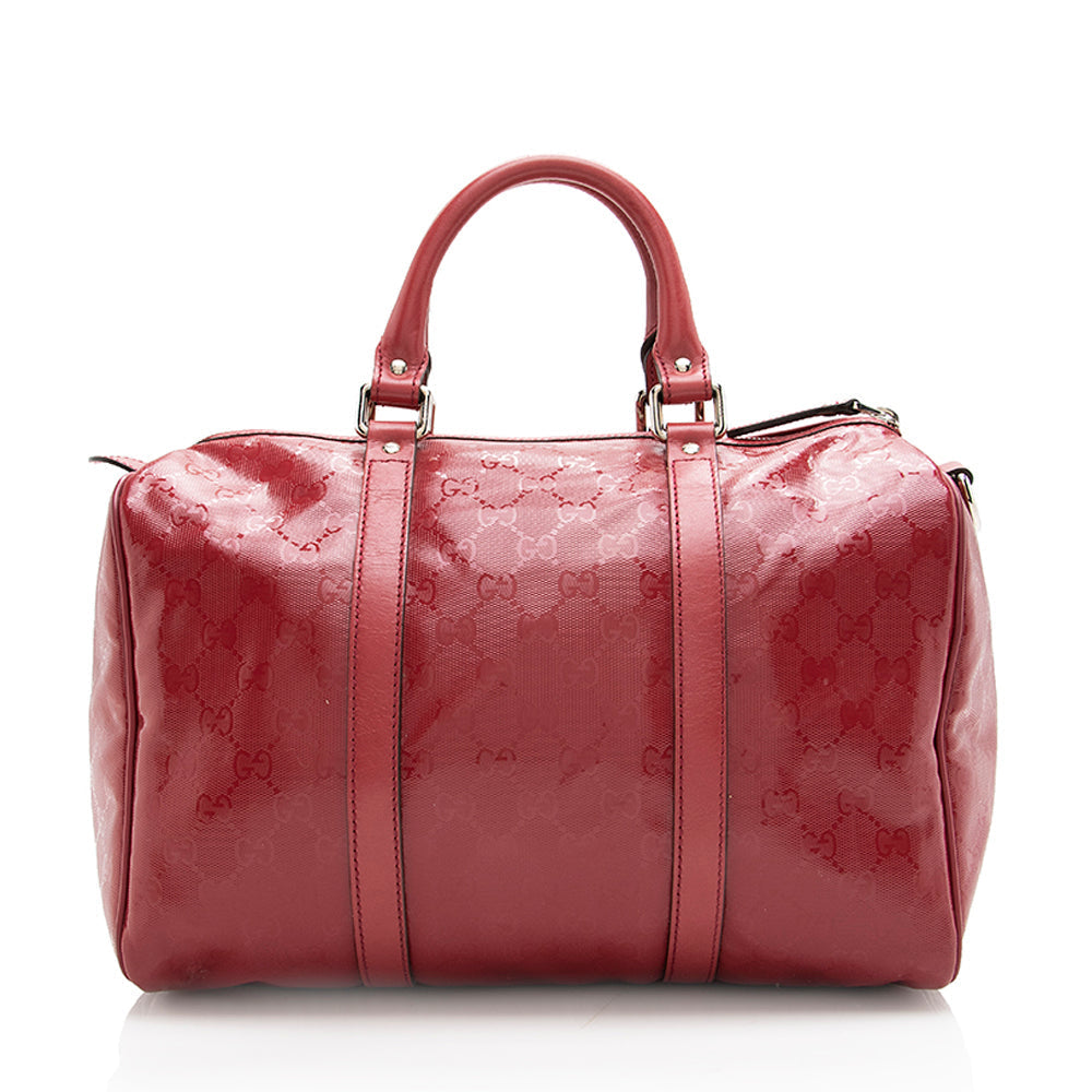 Gucci Boston Leather Canvas Boston Bag Style 4