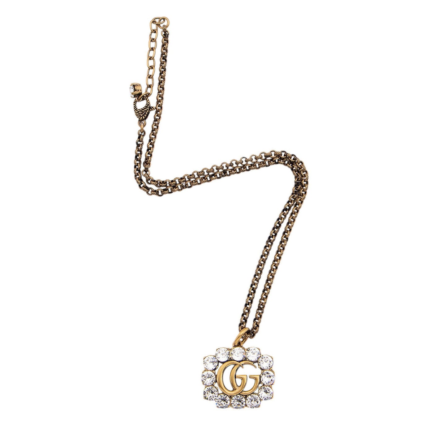 Gucci Crystal GG Necklace (SHF-3JbEcC)