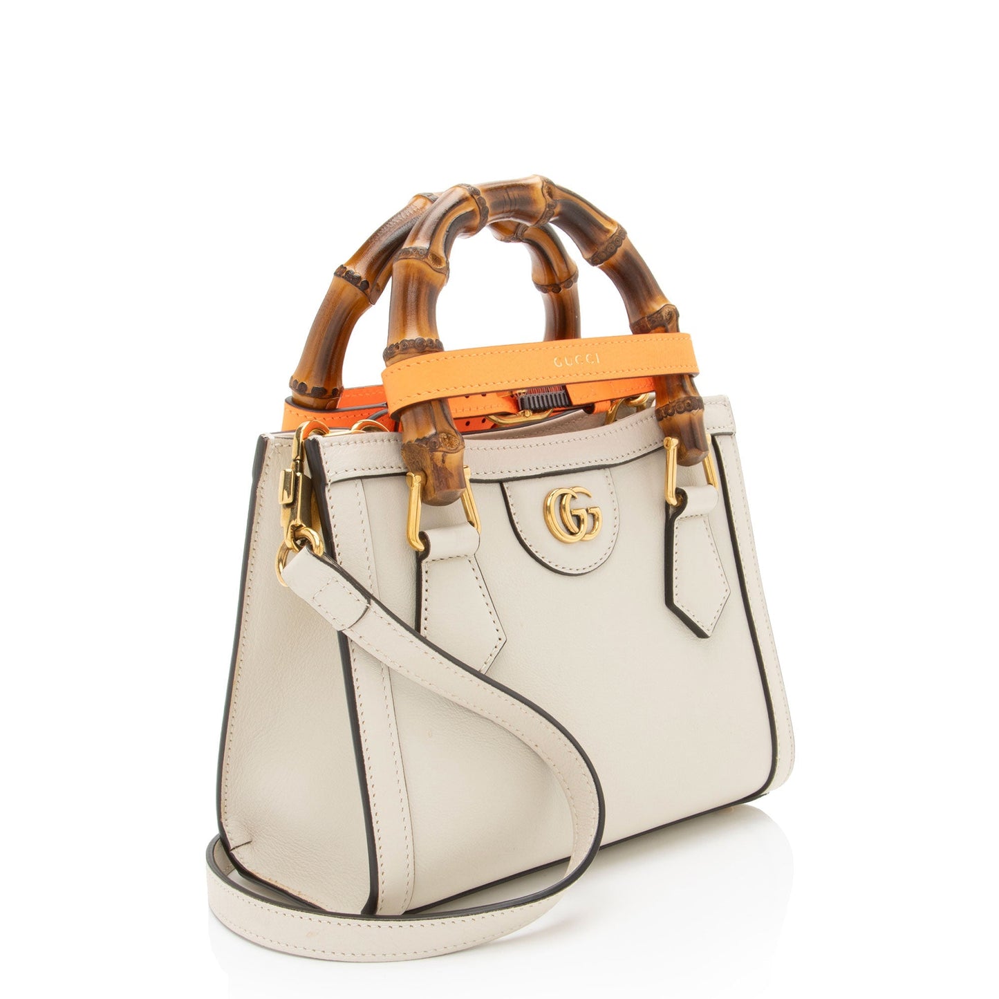 Gucci Cuir Leather Diana Mini Tote