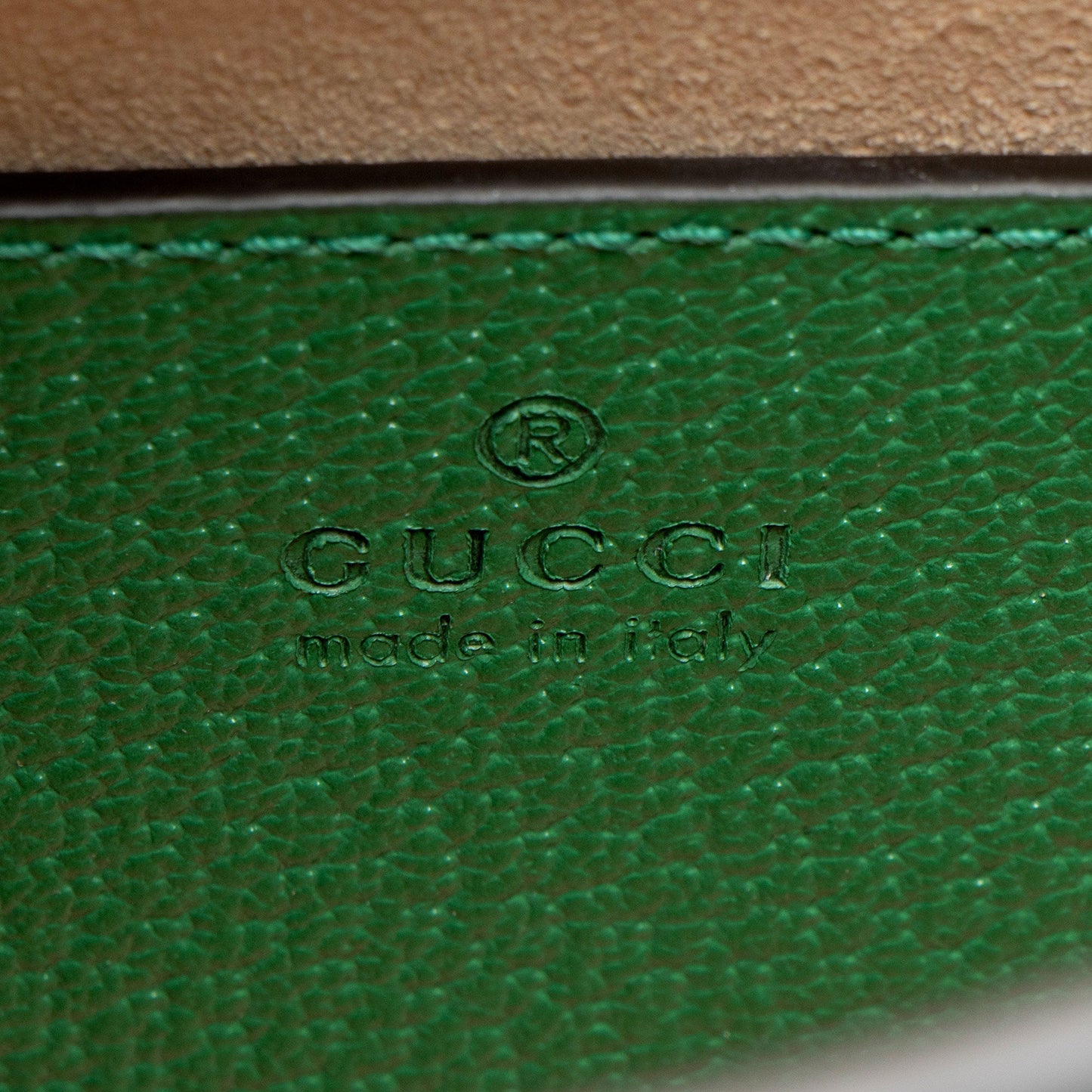 Gucci Cuir Leather Diana Small Tote