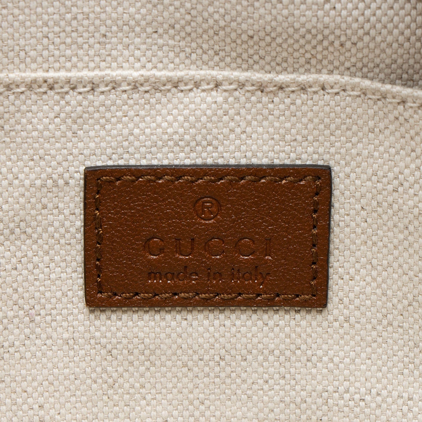 Gucci Diagonal Stitched Calfskin Blondie Camera Bag