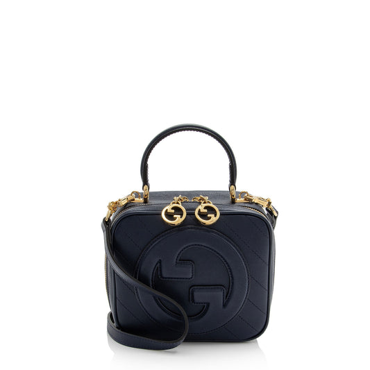 Gucci Canvas Top Handle Crossbody