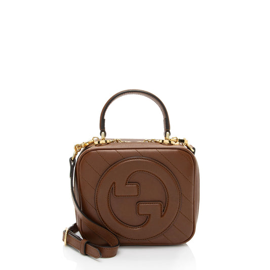 Gucci Canvas Top Handle Crossbody