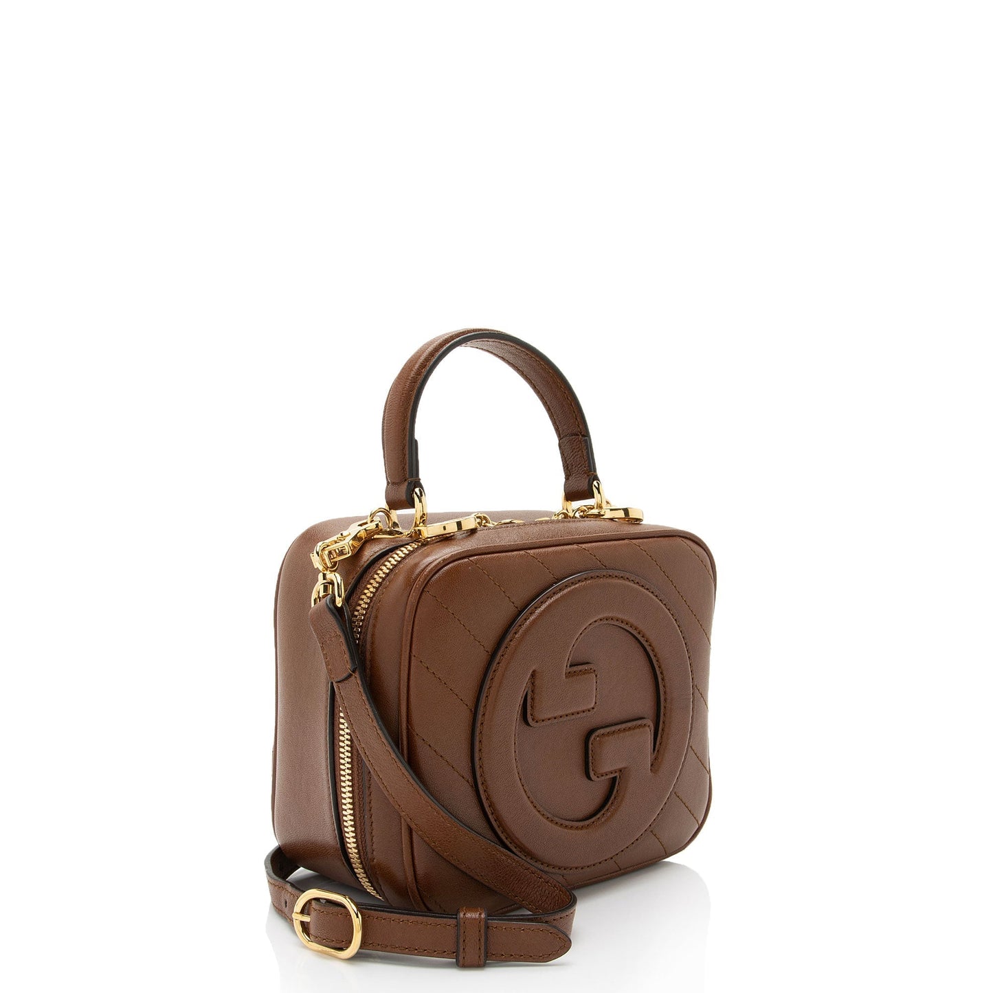 Gucci Canvas Top Handle Crossbody