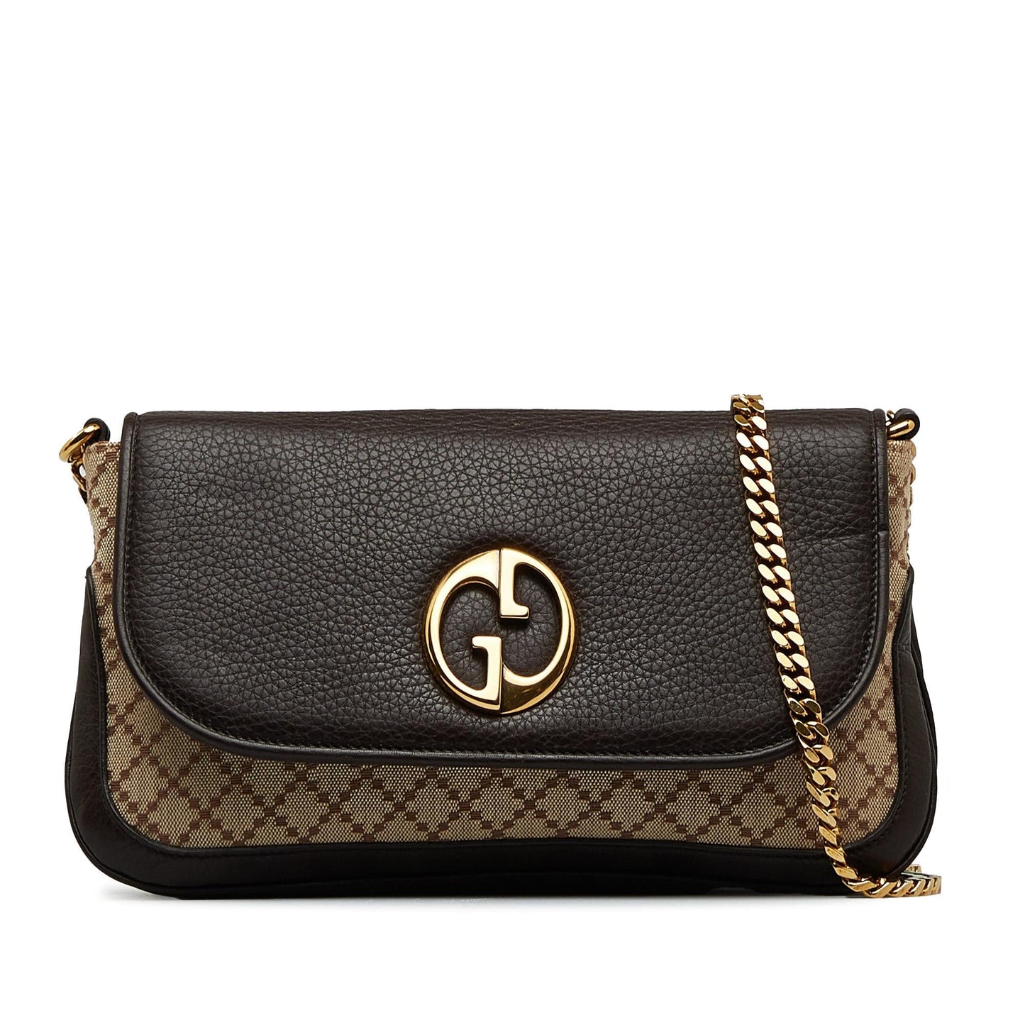 Gucci Chain Canvas Shoulder Bag