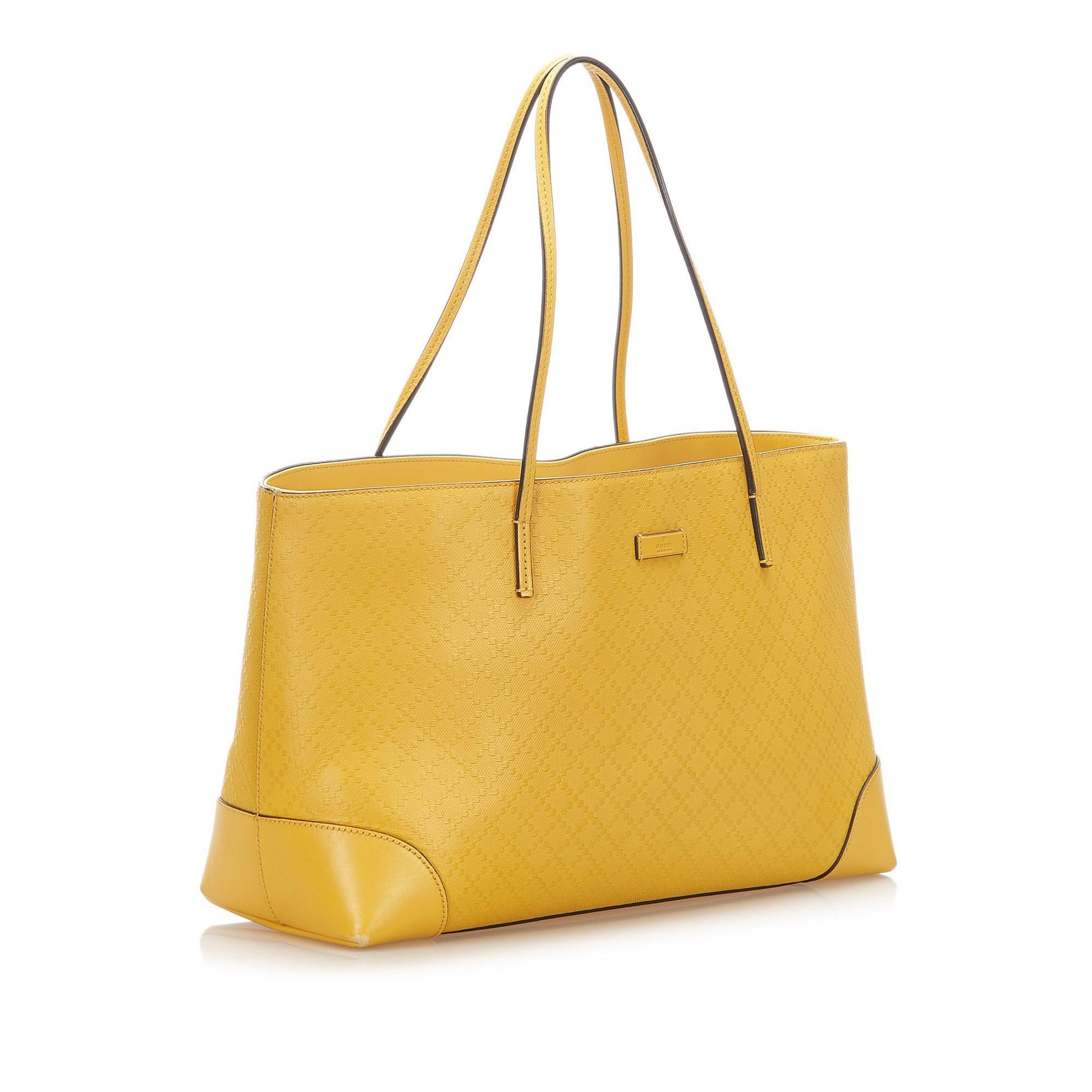 Gucci Leather Monogram Tote Style 8