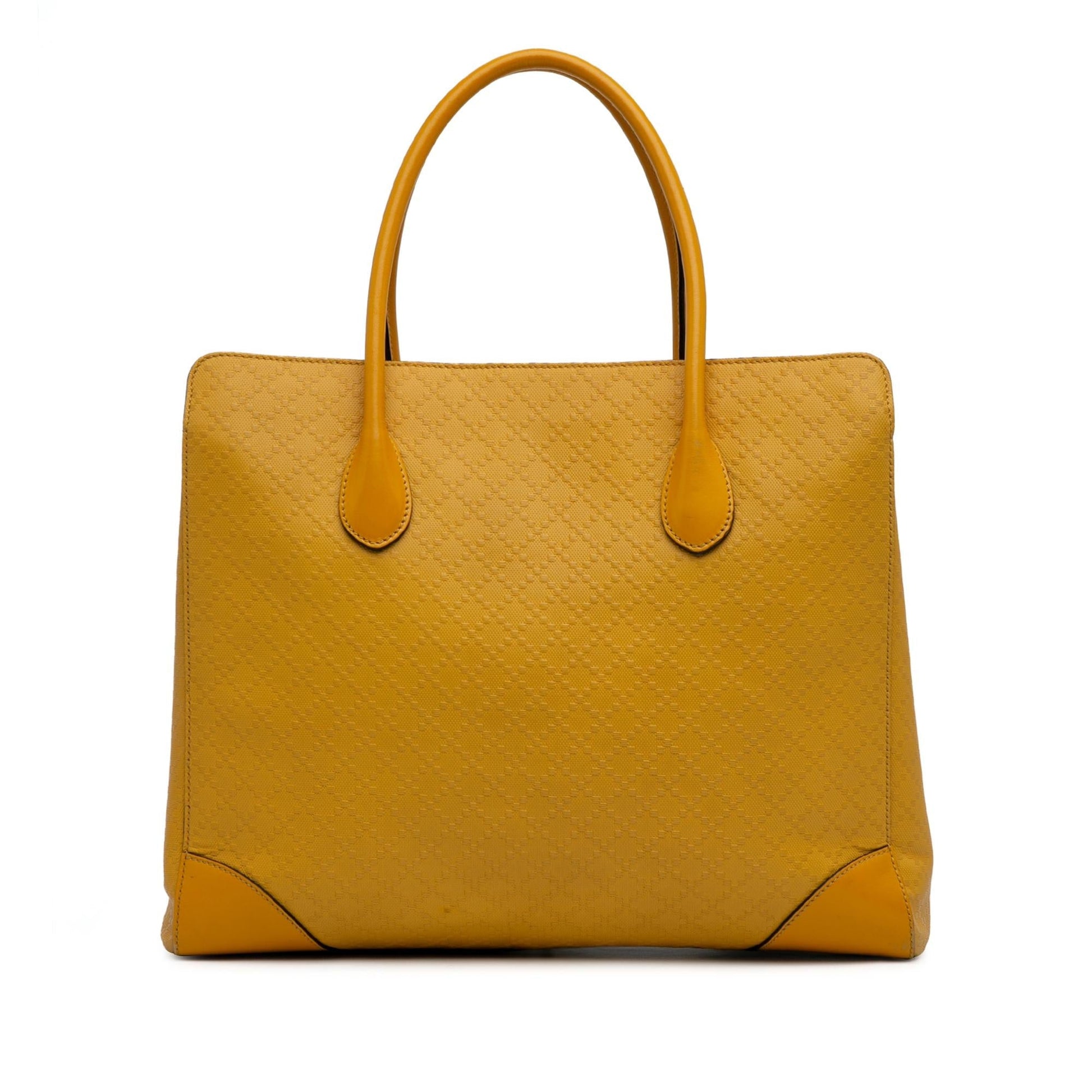 Gucci Diamante Bright Leather Tote (SHG-26jETG)
