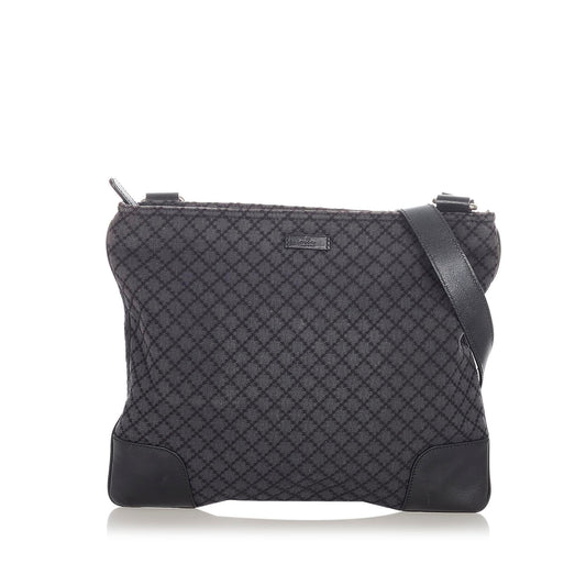 Gucci Diamante Canvas Crossbody Bag (SHG-22576)