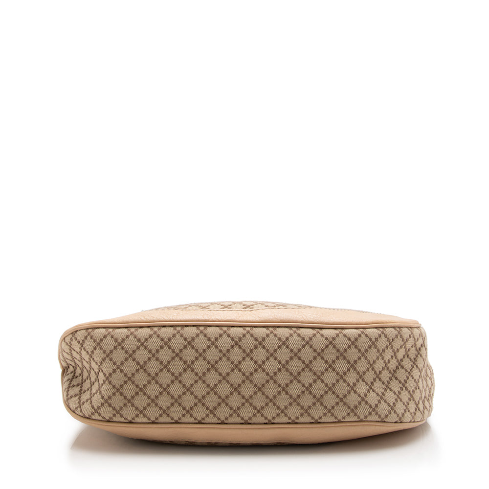 Gucci Leather Canvas Shoulder Bag Style 51