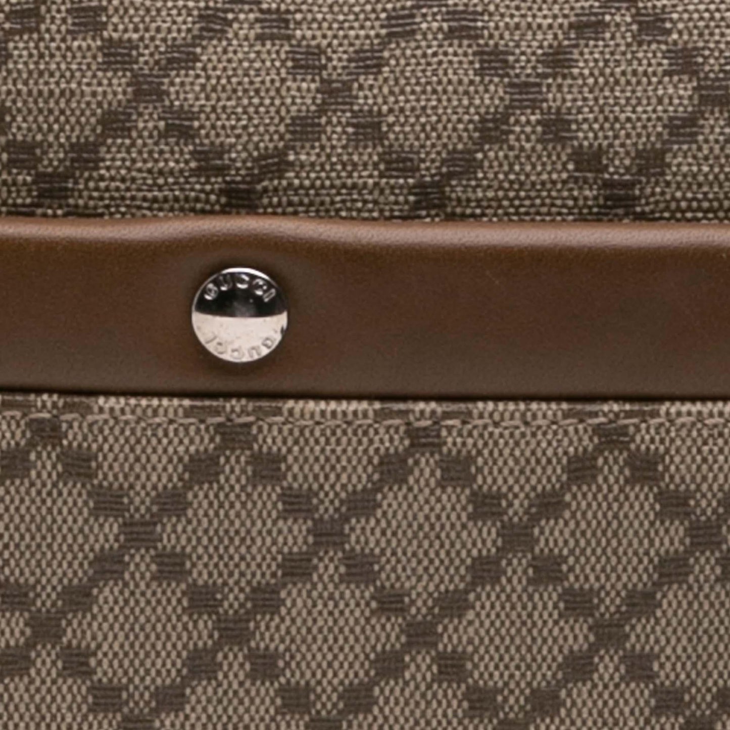 Gucci Diamante Coated Canvas Clutch