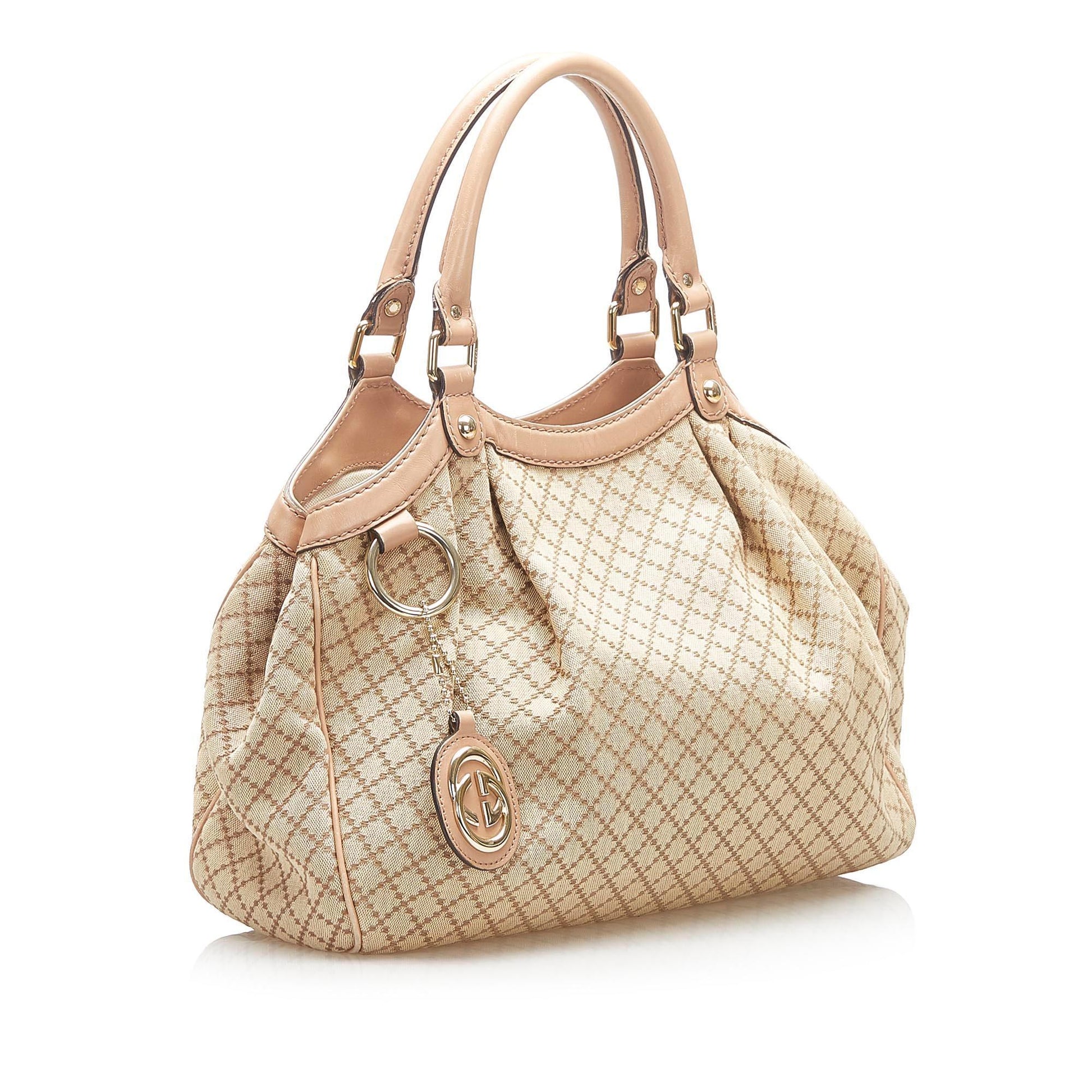 Gucci Leather Canvas Tote Style 1