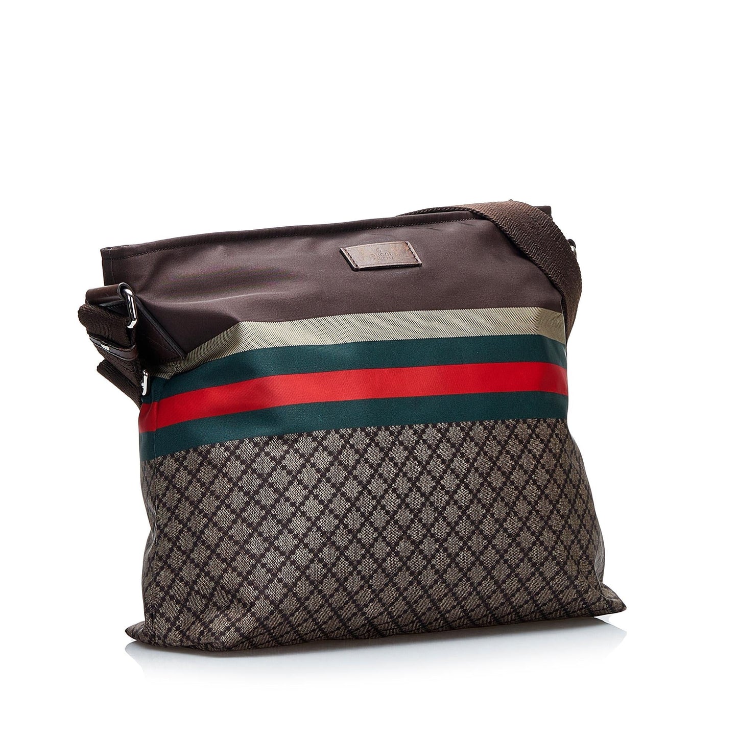 Gucci Diamante Web Nylon Crossbody (SHG-Yo8KPz)