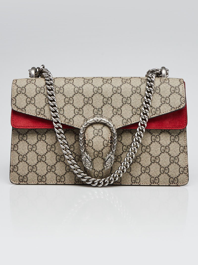 Gucci Caro Chain Canvas Shoulder Bag