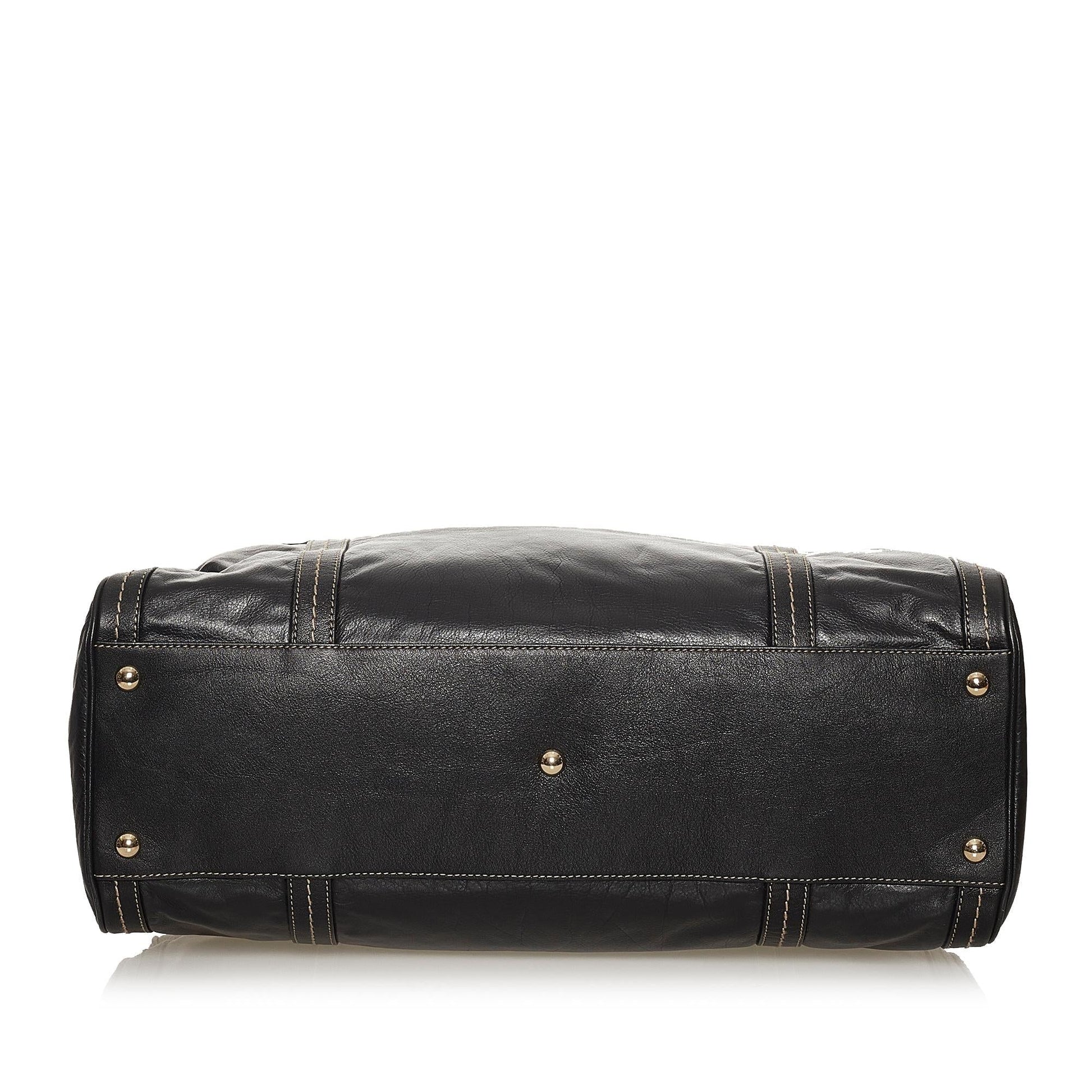 Gucci Boston Leather Boston Bag