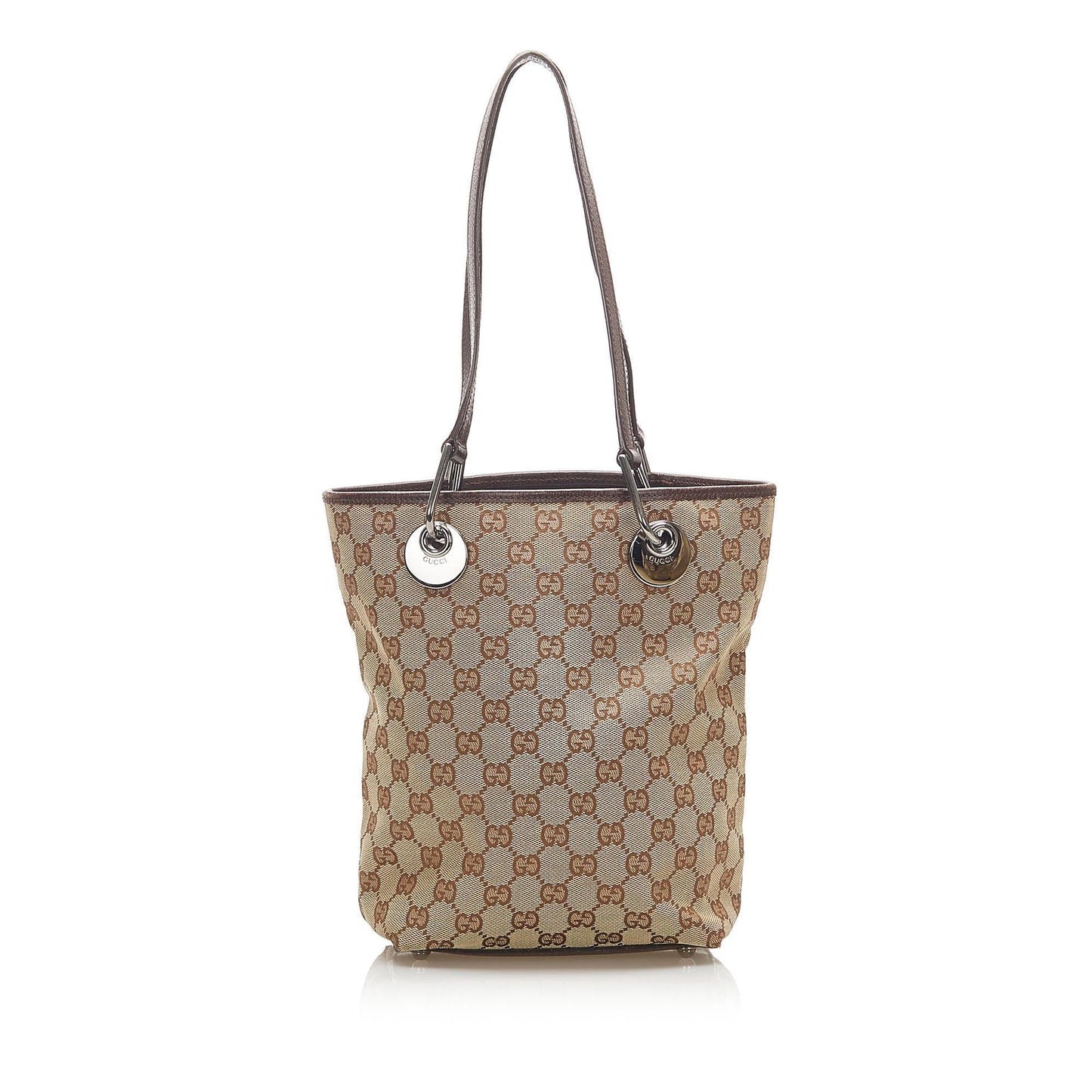 Gucci Canvas Monogram Tote Style 113