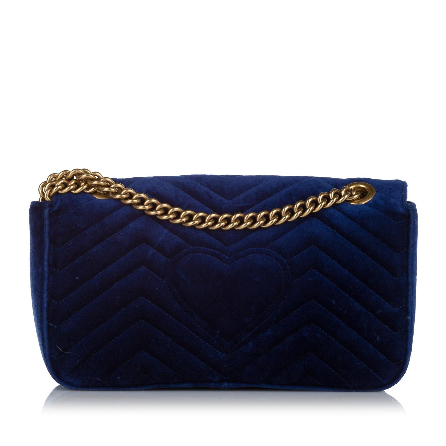 Gucci Embroidered GG Marmont Matelasse Crossbody Bag (SHG-34602)