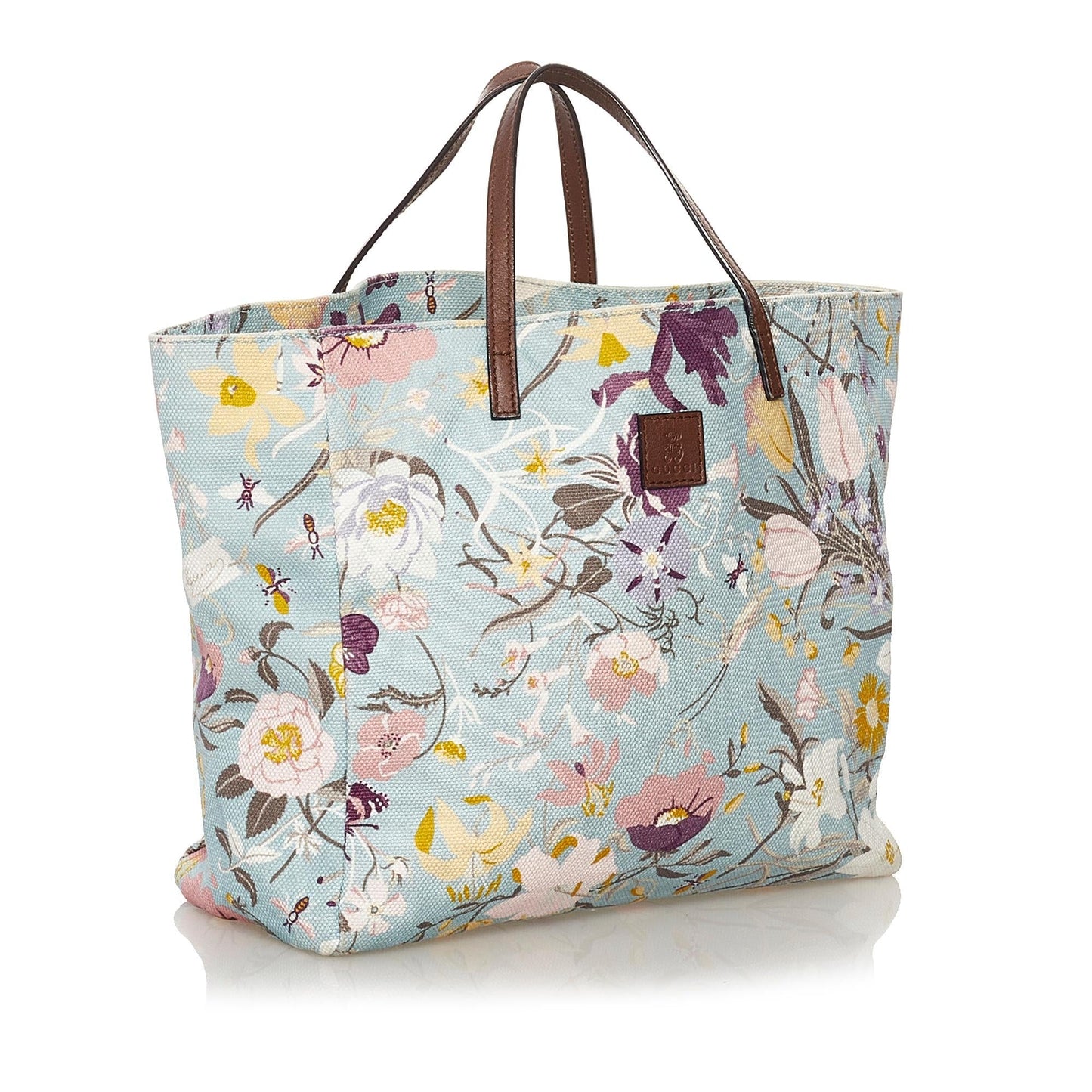 Gucci Flora Canvas Tote Bag (SHG-32996)