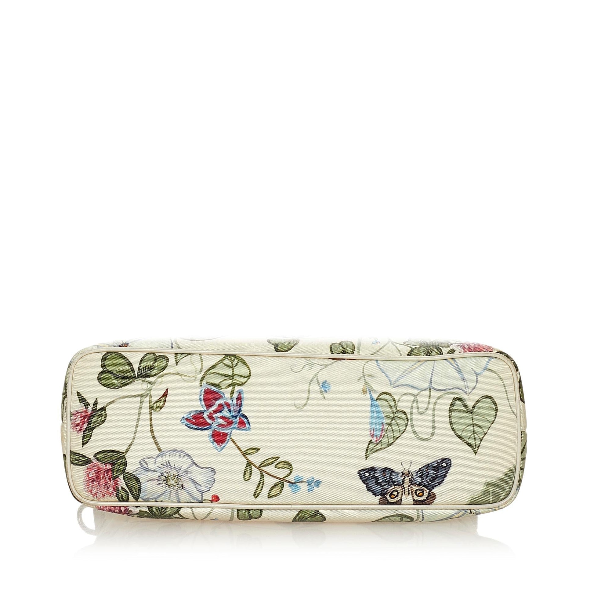 Gucci Flora Canvas Satchel Style 1