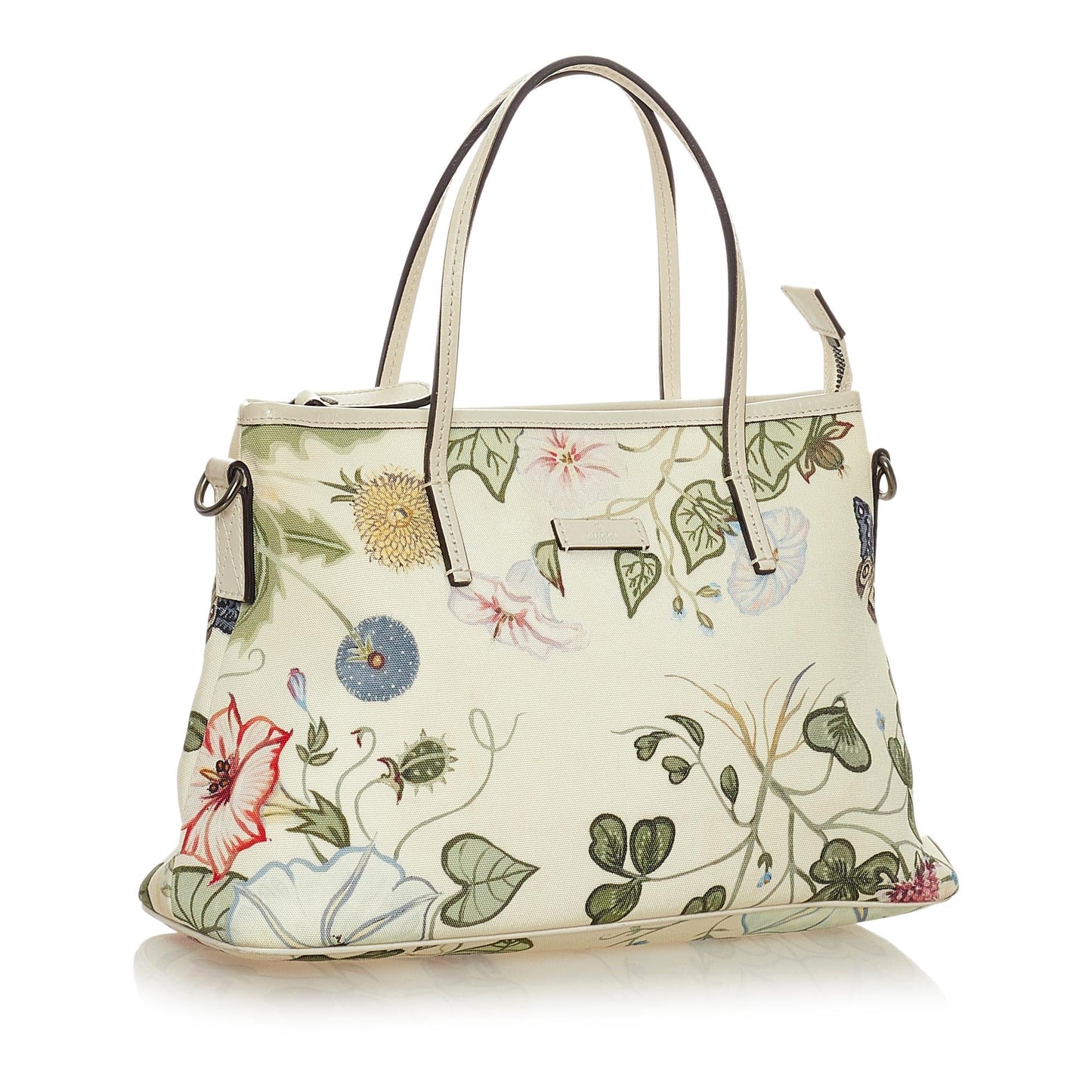 Gucci Flora Canvas Satchel Style 1