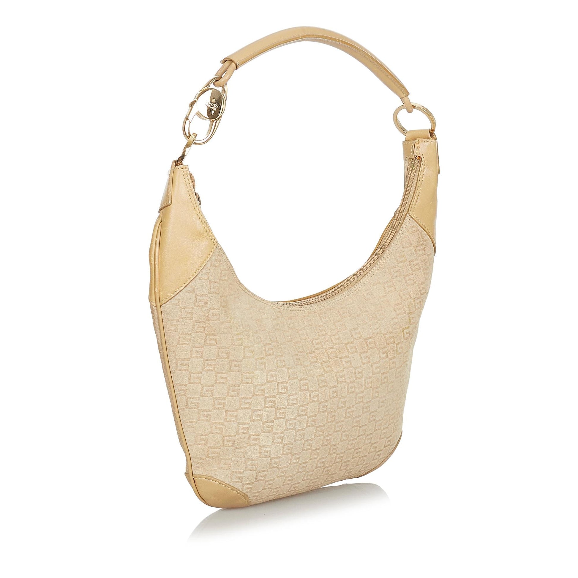 Gucci Canvas Monogram Shoulder Bag