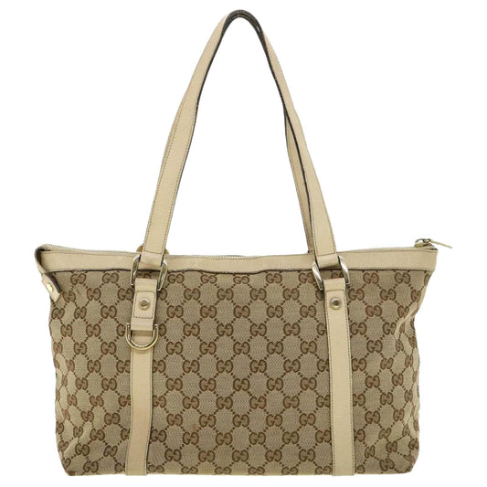 GUCCI GG CANVAS ABBEY MEDIUM TOTE BAG