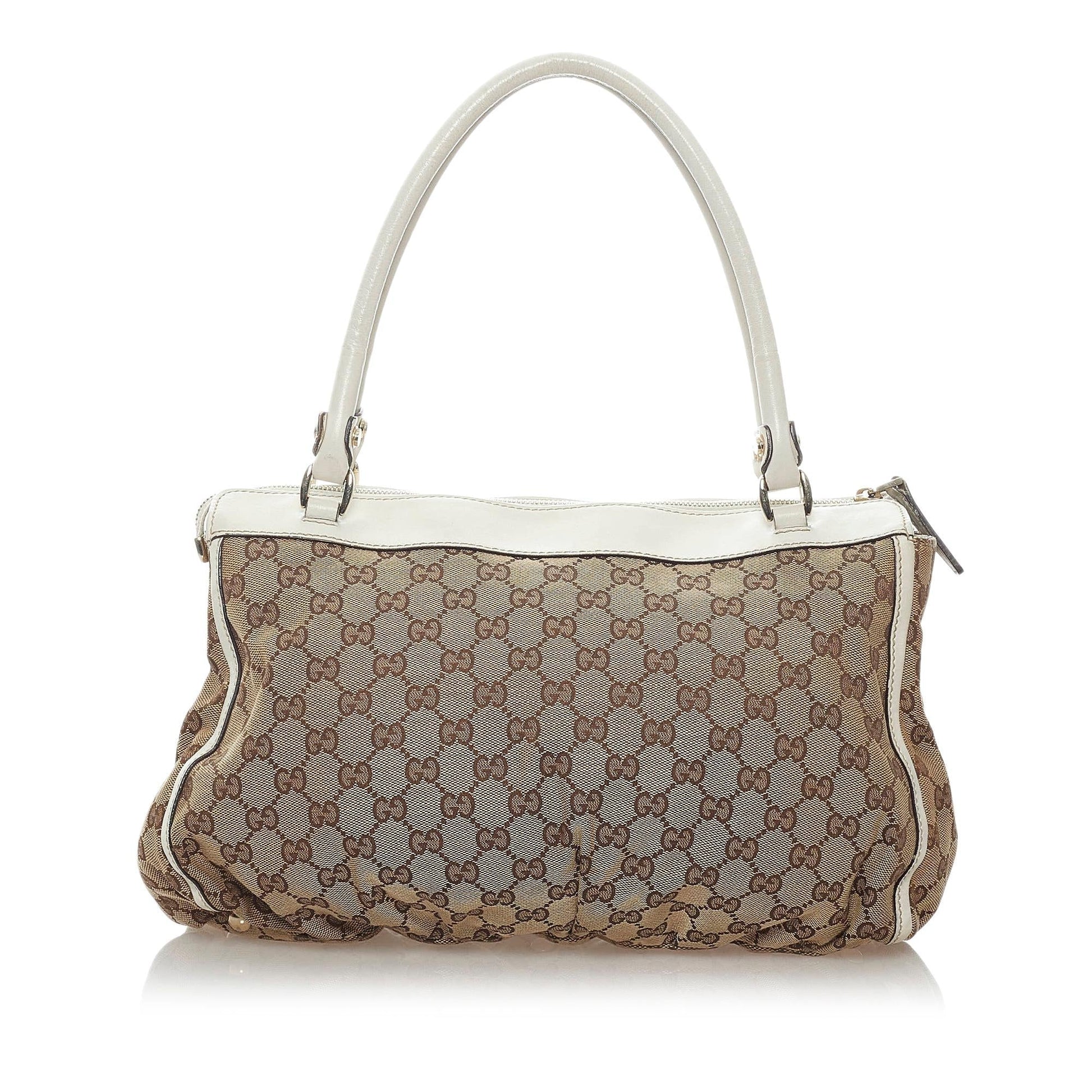 Gucci GG Abbey D-Ring Canvas Shoulder Bag (SHG-37228)