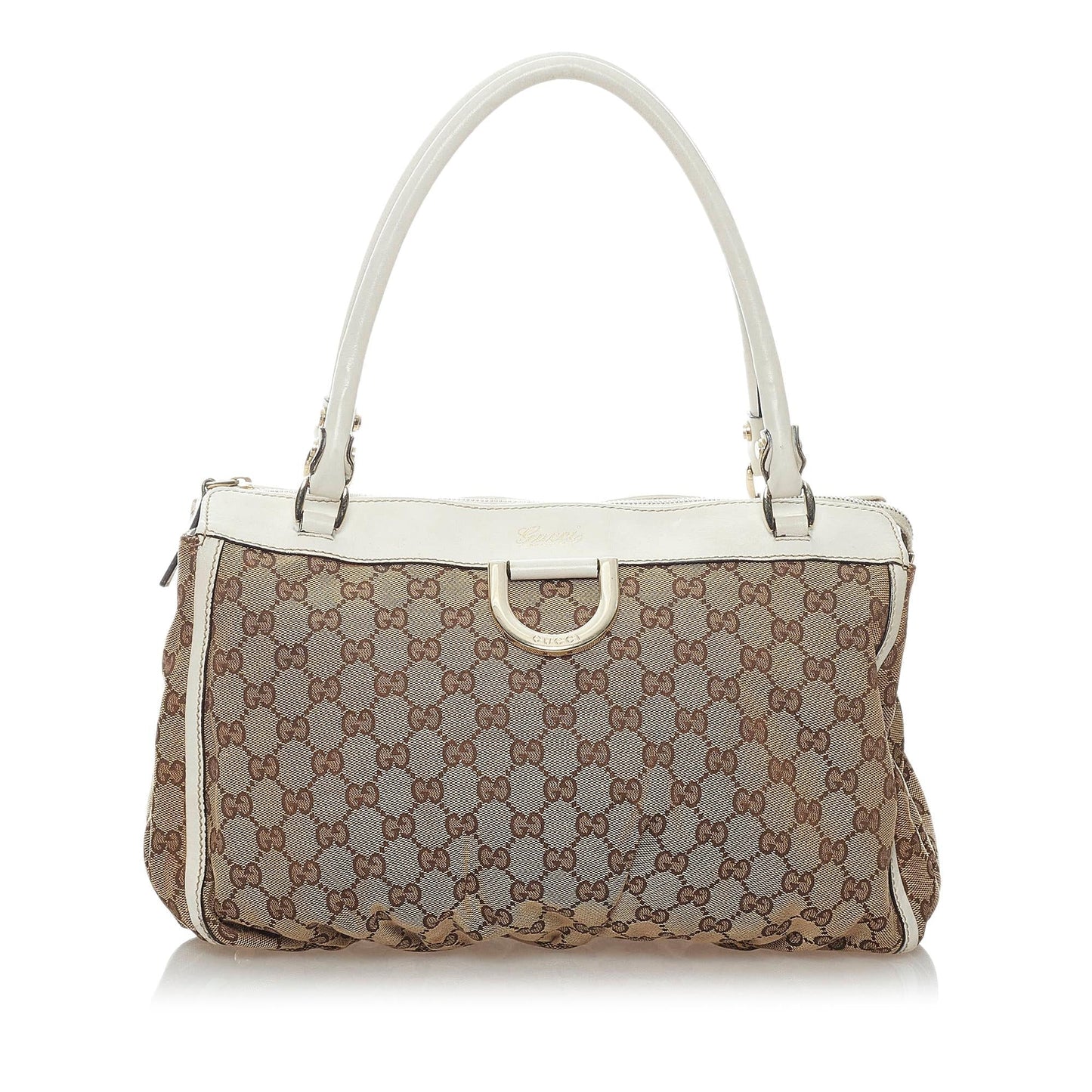 Gucci GG Abbey D-Ring Canvas Shoulder Bag (SHG-37228)