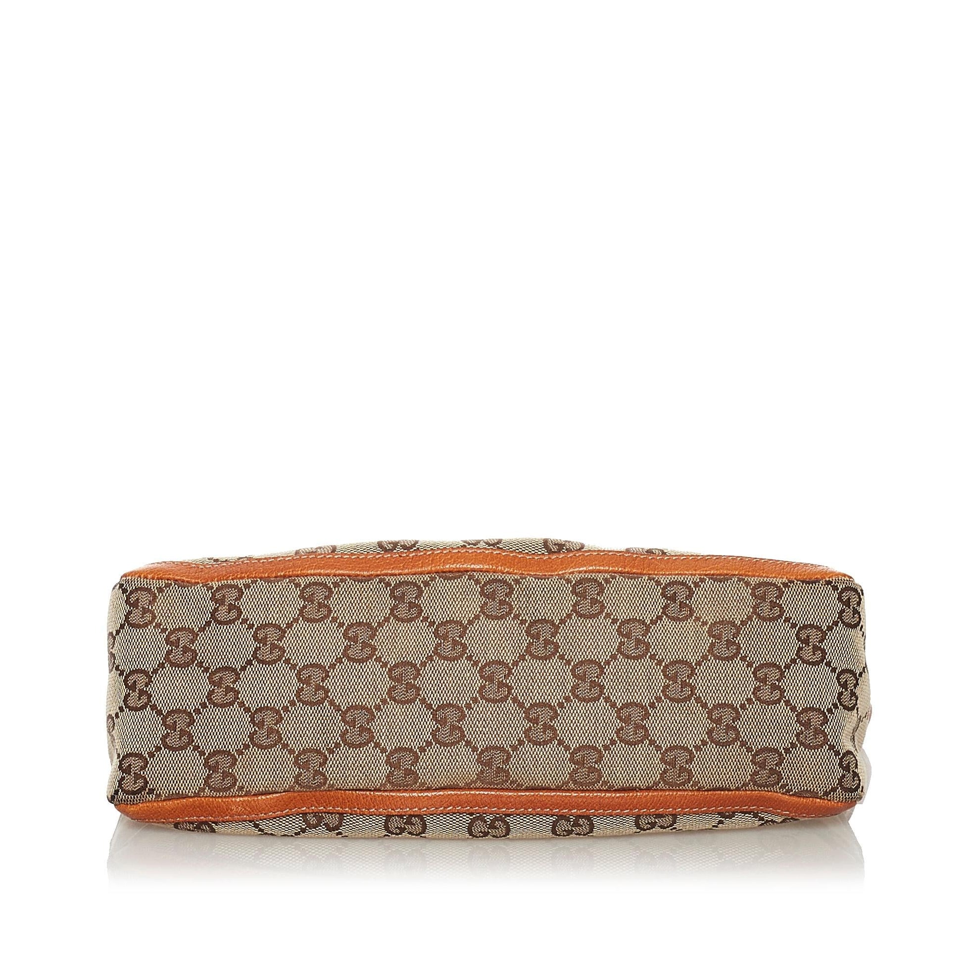 Gucci GG Canvas Abbey D-Ring Baguette (SHG-33748)