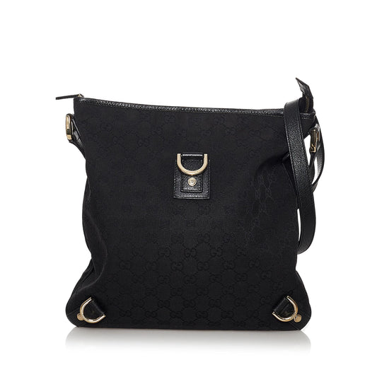 Gucci GG Canvas Abbey D-Ring Crossbody Bag (SHG-29759)