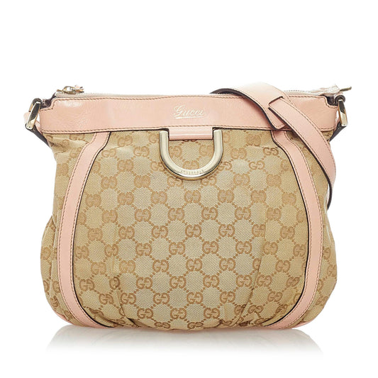 Gucci GG Canvas Abbey D-Ring Crossbody Bag (SHG-34709)