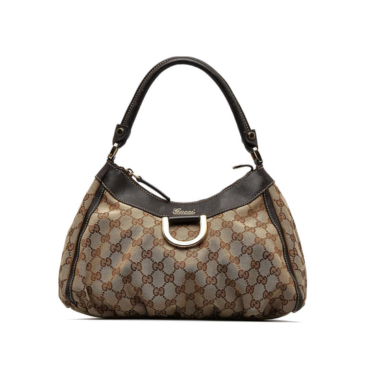 Gucci GG Canvas Abbey D-Ring Handbag (SHG-vki0C5)