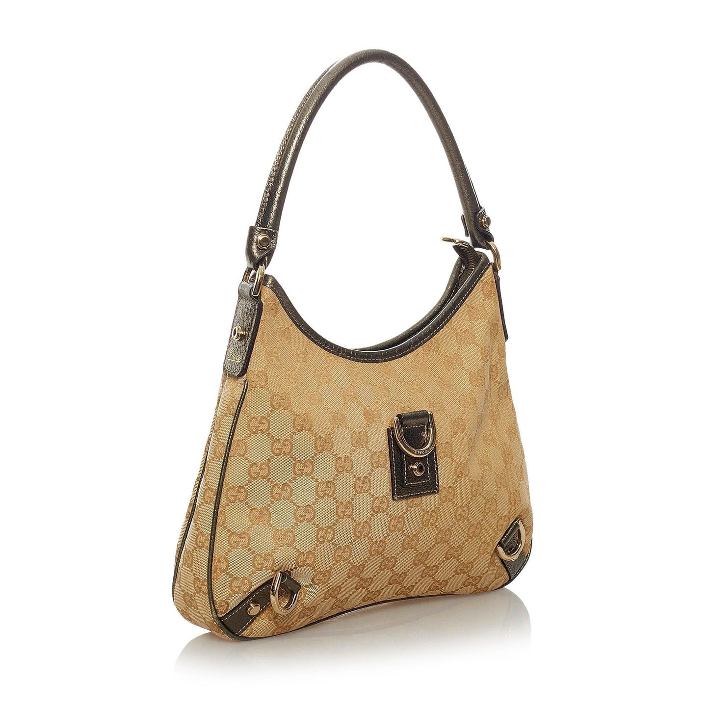 Gucci GG Canvas Abbey D-Ring Shoulder Bag (SHG-29053)