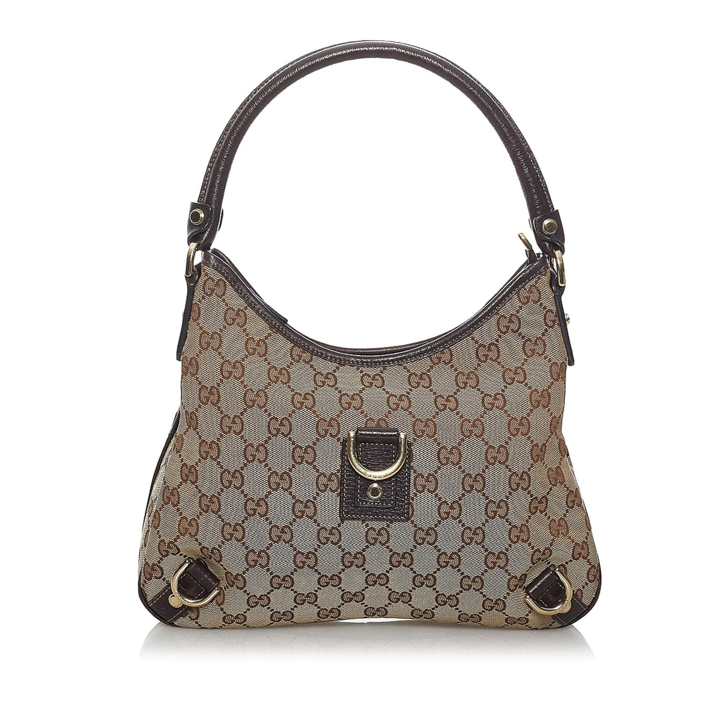 Gucci GG Canvas Abbey D-Ring Shoulder Bag (SHG-33753)