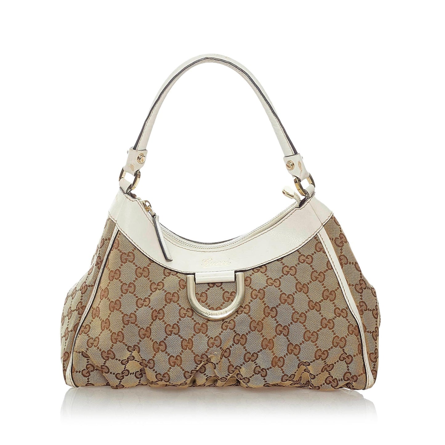 Gucci GG Canvas Abbey D-Ring Shoulder Bag (SHG-33911)