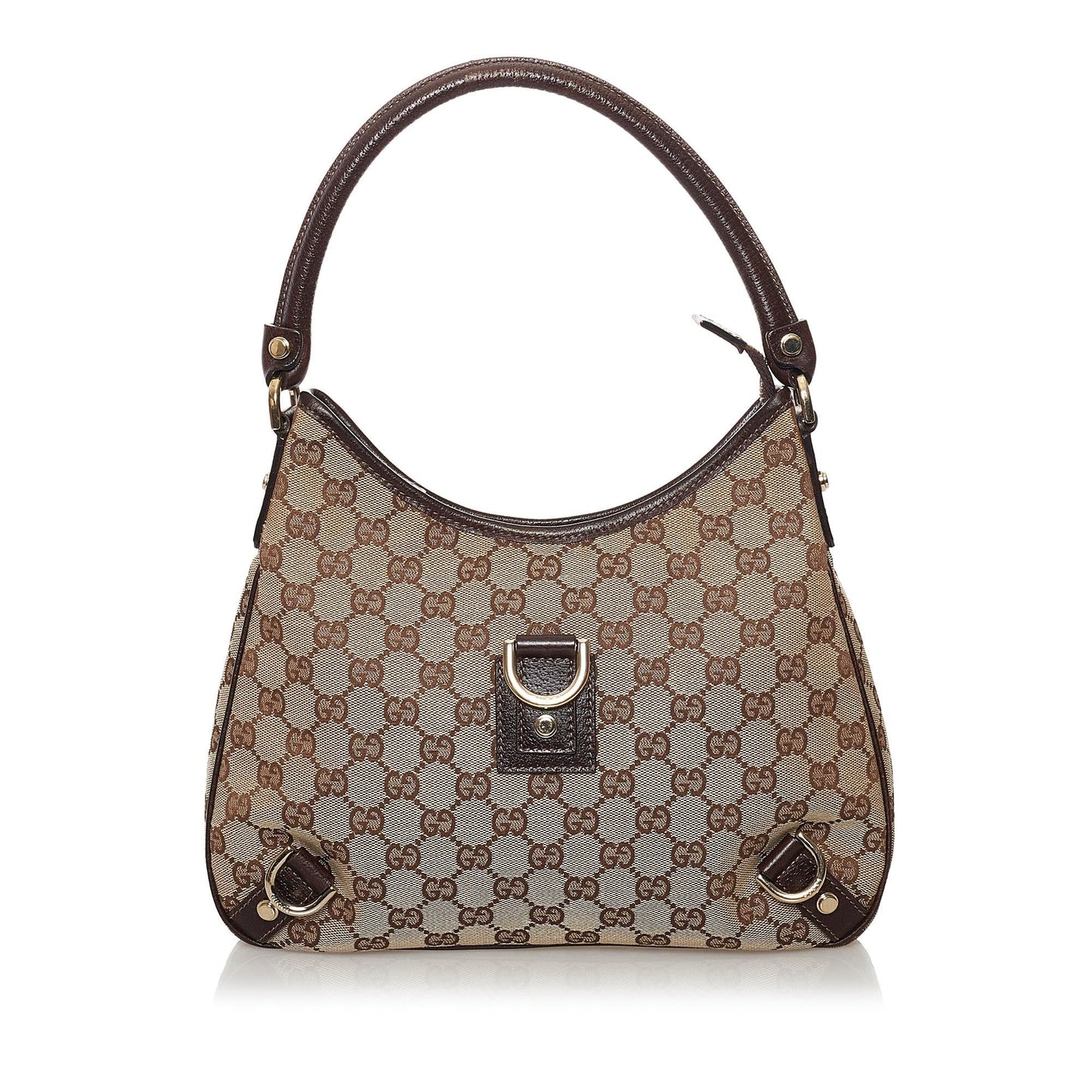 Gucci GG Canvas Abbey D-Ring Shoulder Bag (SHG-34720)